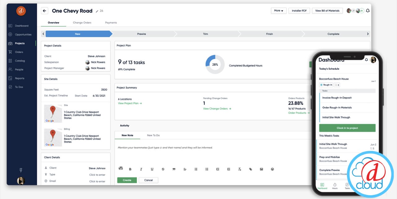 DTools Cloud Debuts Project Management Suite of Features