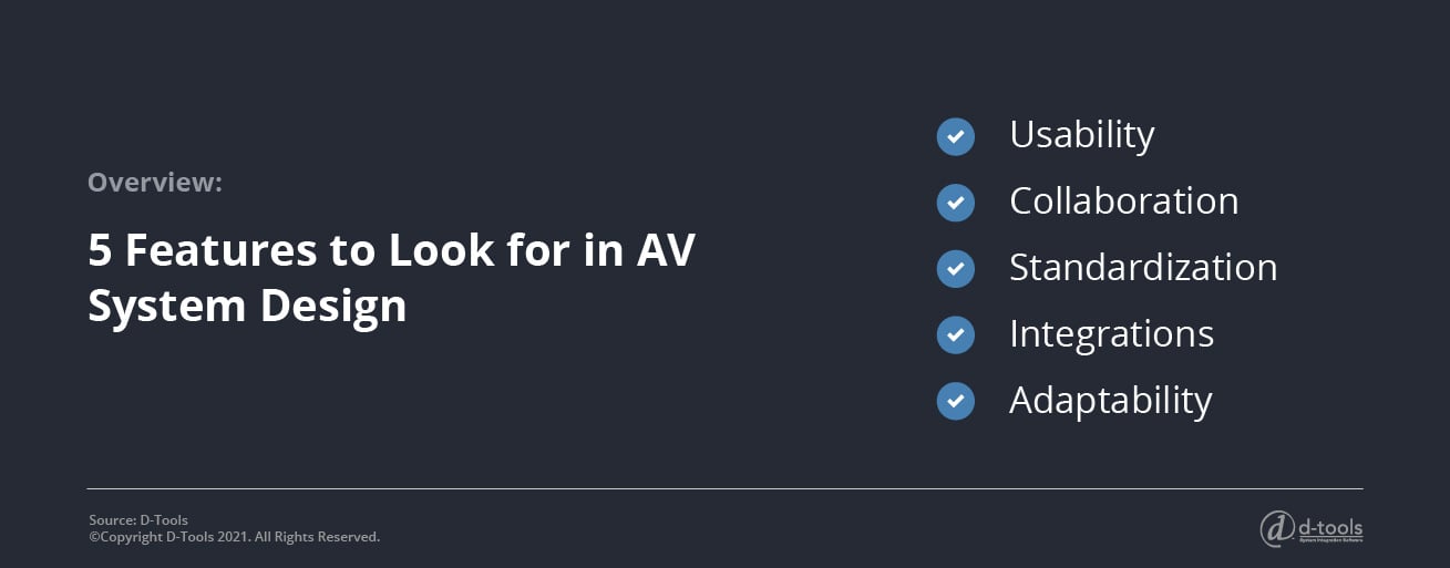 5 Features to Look for in AV System Design