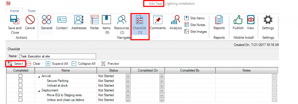 SI Service Order Editor