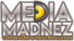 logo for media madnez.