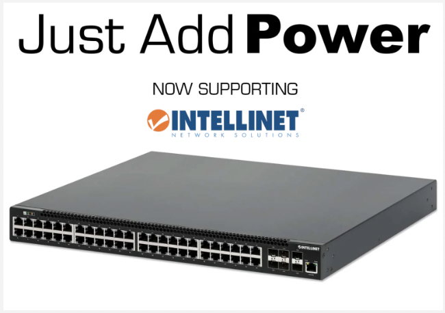 Just Add Power is now supporting intellinet
