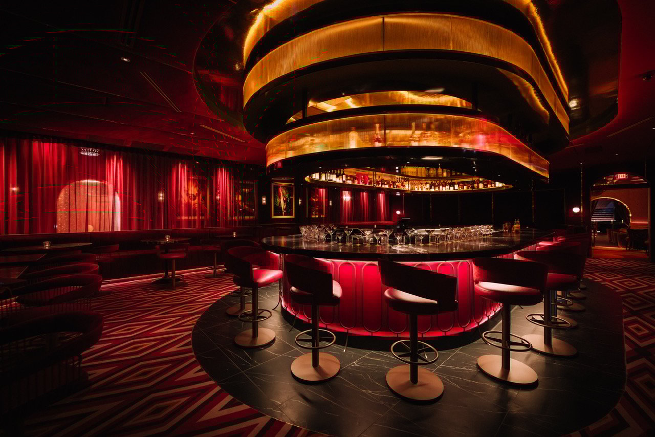 Lit Up Lounge - The Ruby Room