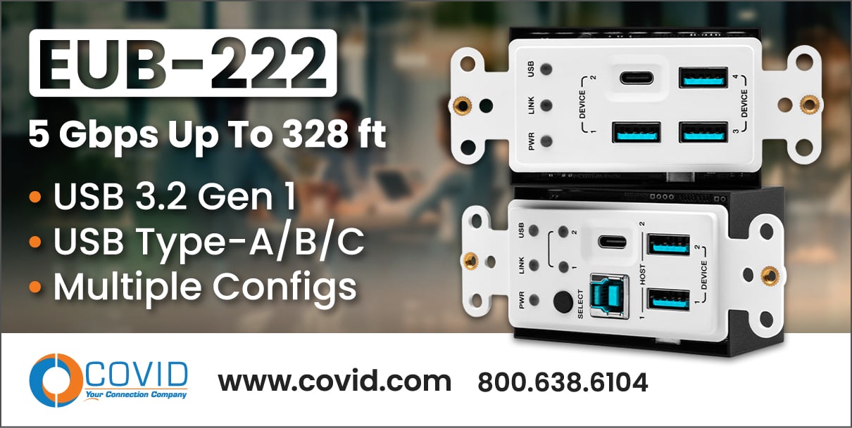 Covid EUB-222 5 Gbps Up To 328 ft