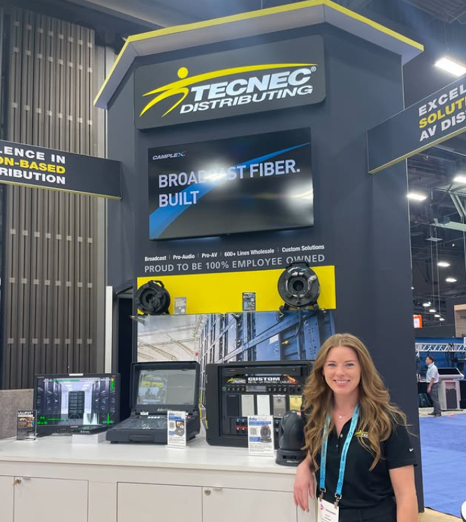 tecnec trade show booth