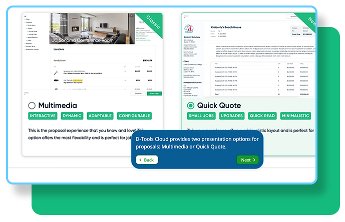 quickquote tour new header