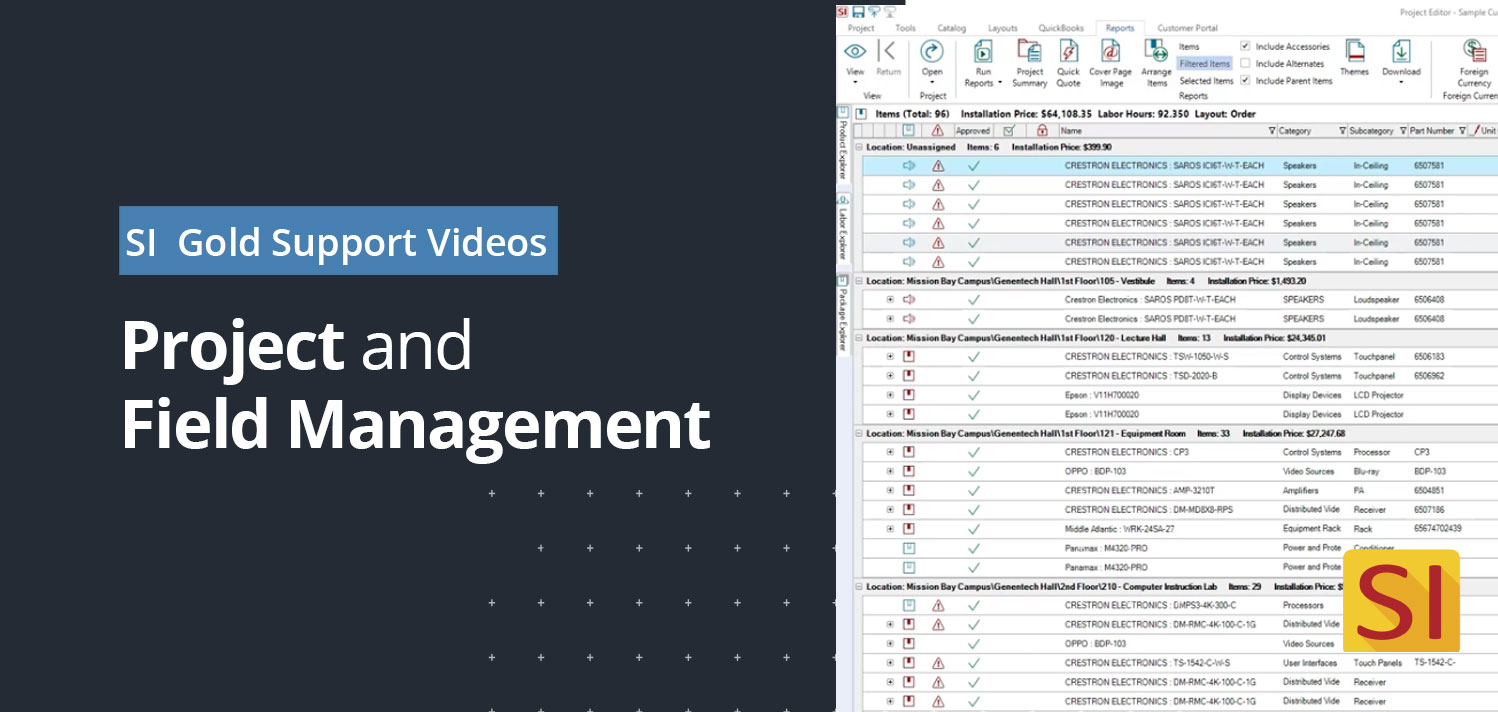 D-Tools Gold Support Video: Project and Field Service Management