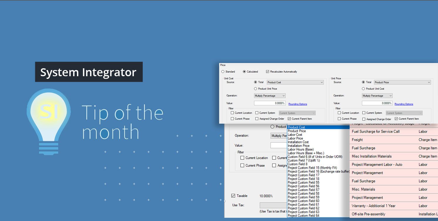 D-Tools: Systems Integrator – Overlooked or underutilized features in SI? We’re calculating an answer for you even now.