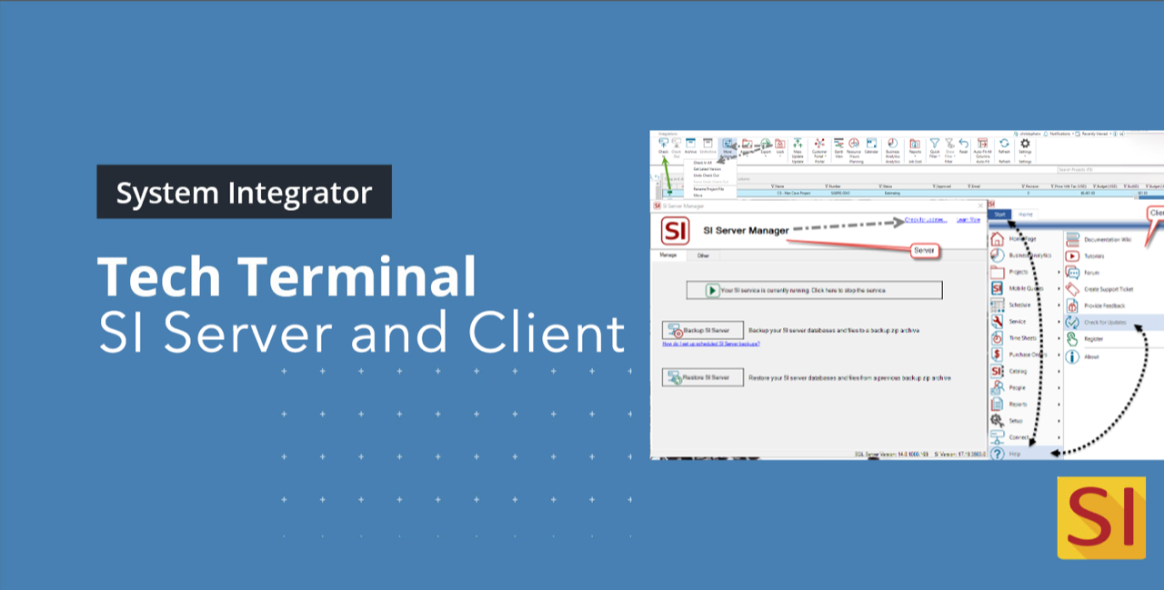 Tech Terminal: Updating the SI Server and Client