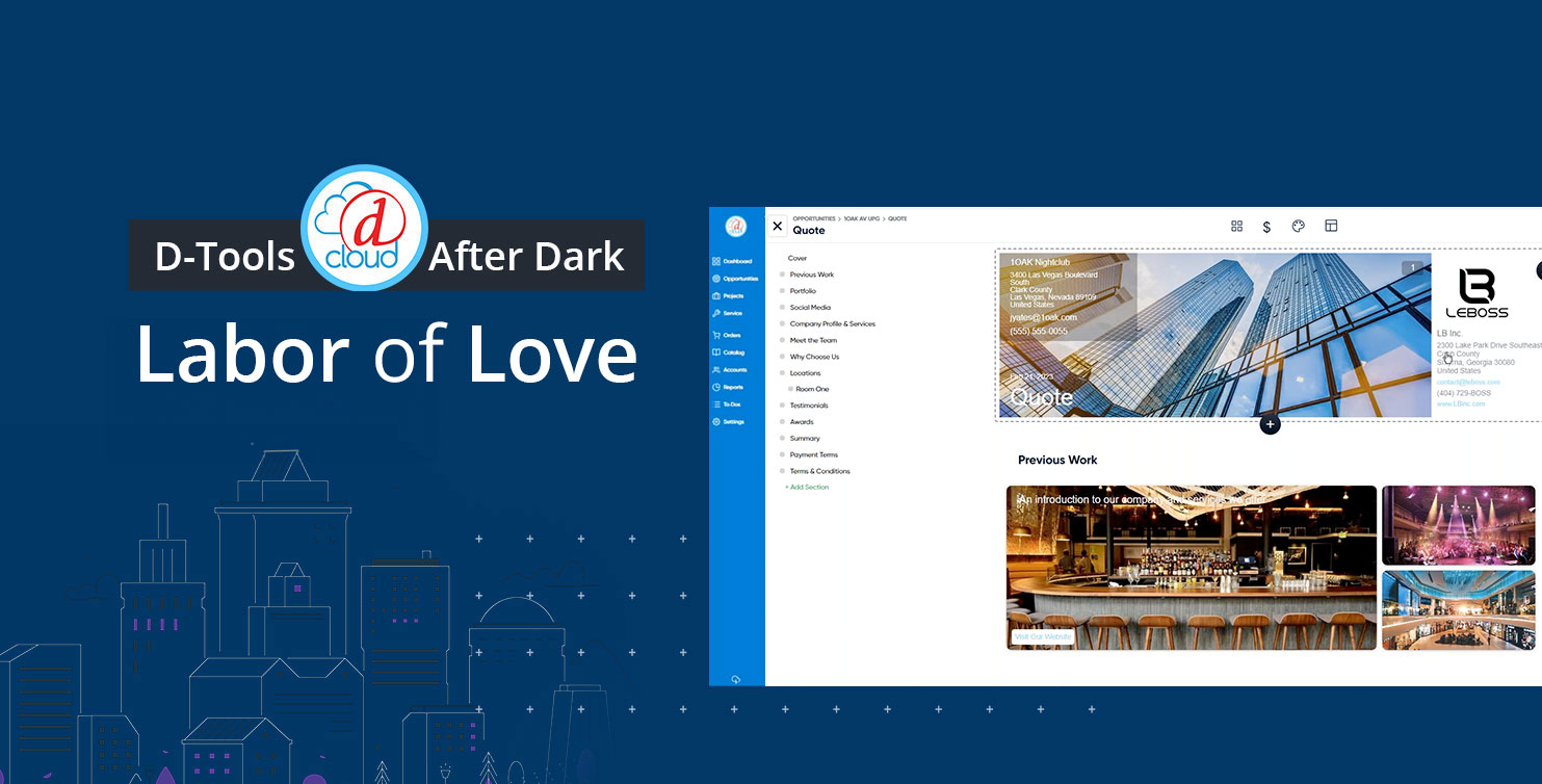 D-Tools Cloud After Dark Webinar: Labor