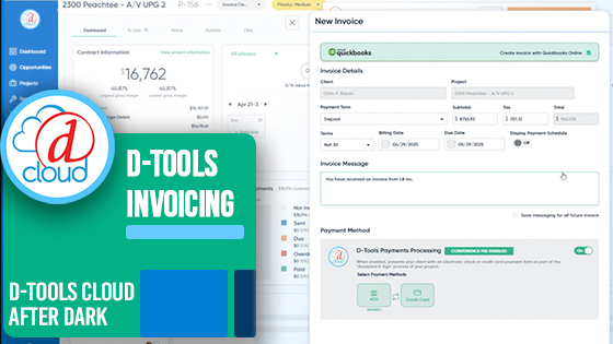 D-Tools Cloud After Dark Webinar: Invoicing