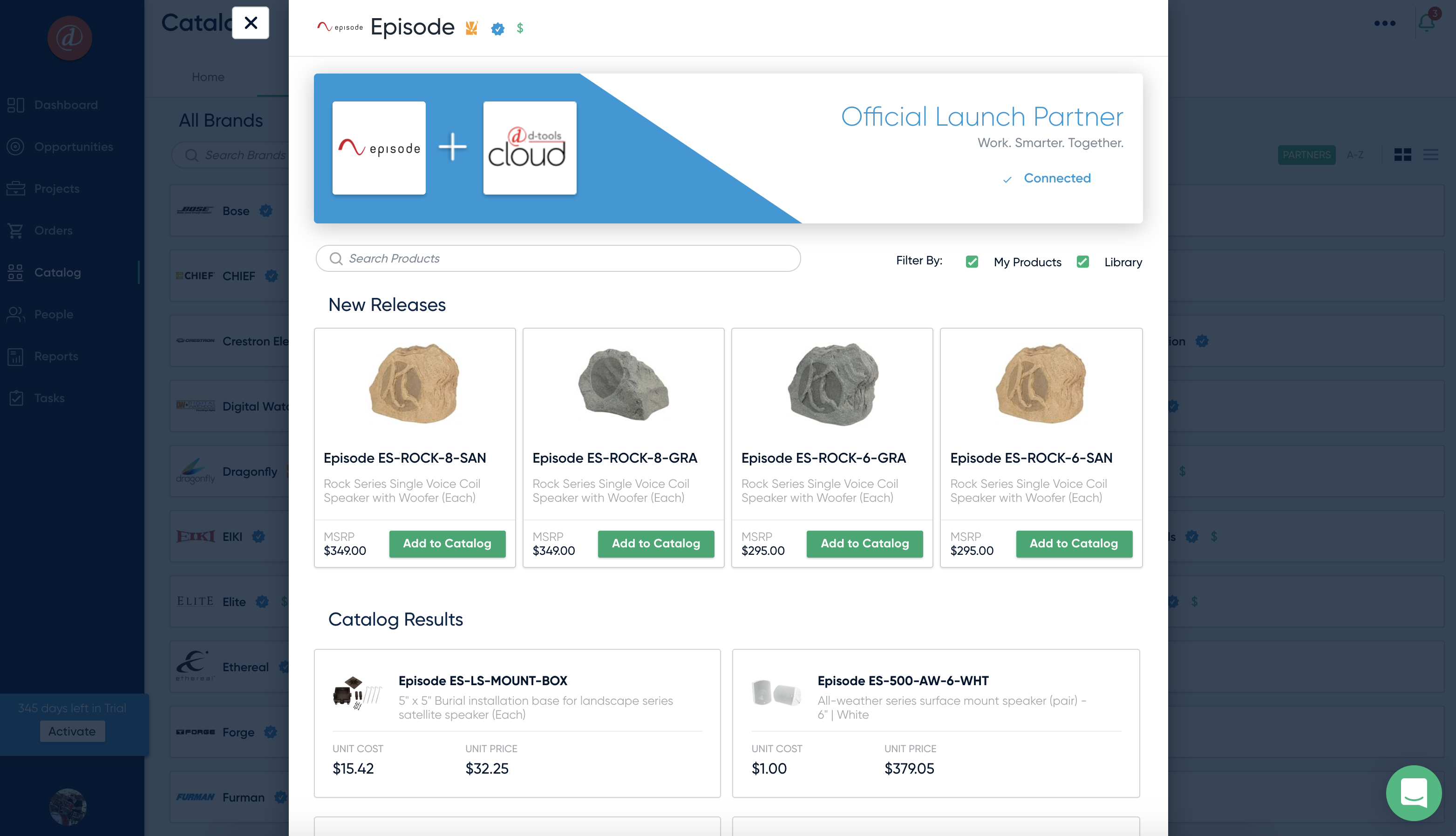Add products and pricing.