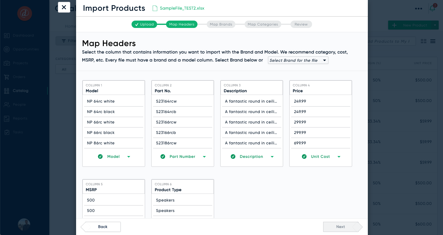 Flexibility to add your own products and pricing.