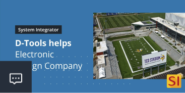 Image for D-Tools Helps Electronic Design Company Take the Minnesota Vikings Training Facility into the Future