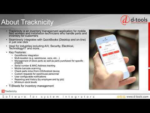 What's New with Tracknicity and D-Tools?