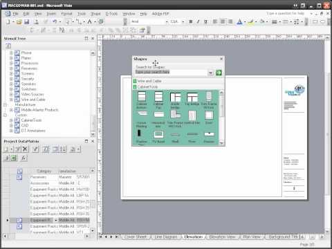 D-Tools SI 5 - Visio Line Diagram