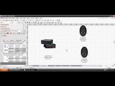 Creating a Visio Line Drawing in SI 5