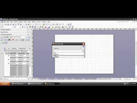 Creating a Visio Plan Drawing