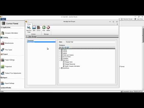 D-Tools SIX - Creating a User