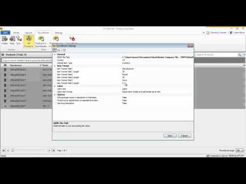 D-Tools SIX - Bulk Creation of QuickBooks Items