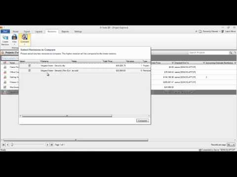 D-Tools SIX - Comparing Revisions - Change Order