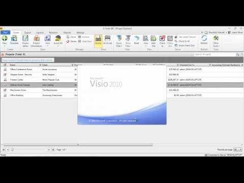 D-Tools SIX - Creating a Visio File