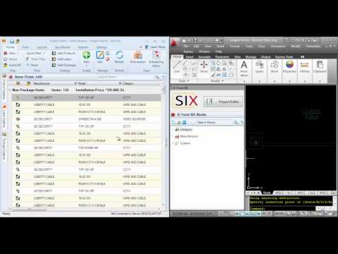 D-Tools SIX - Creating a Plan Drawing in AutoCAD