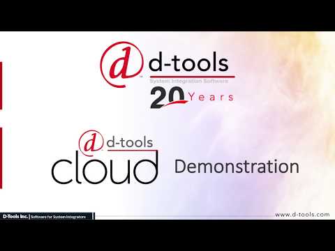 D-Tools Cloud Demonstration