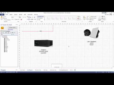 Creating a Visio Line Drawing