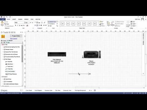 Creating a Line Drawing in Visio