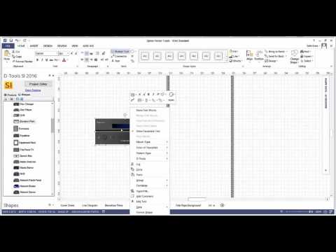 Creating an Elevation Drawing in Visio