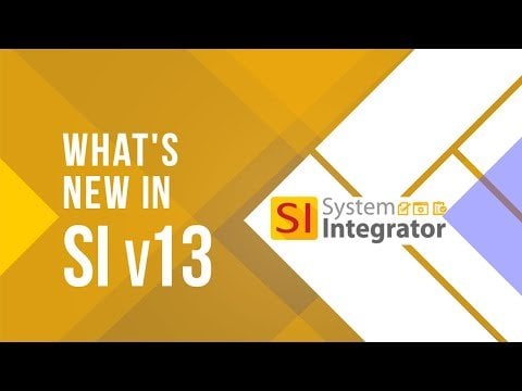 What's new in SI v13 Update 1