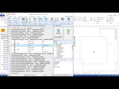 D-Tools - Creating a Plan Drawing in Visio