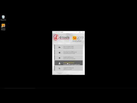 D-Tools - Installing an SI 2017 Client