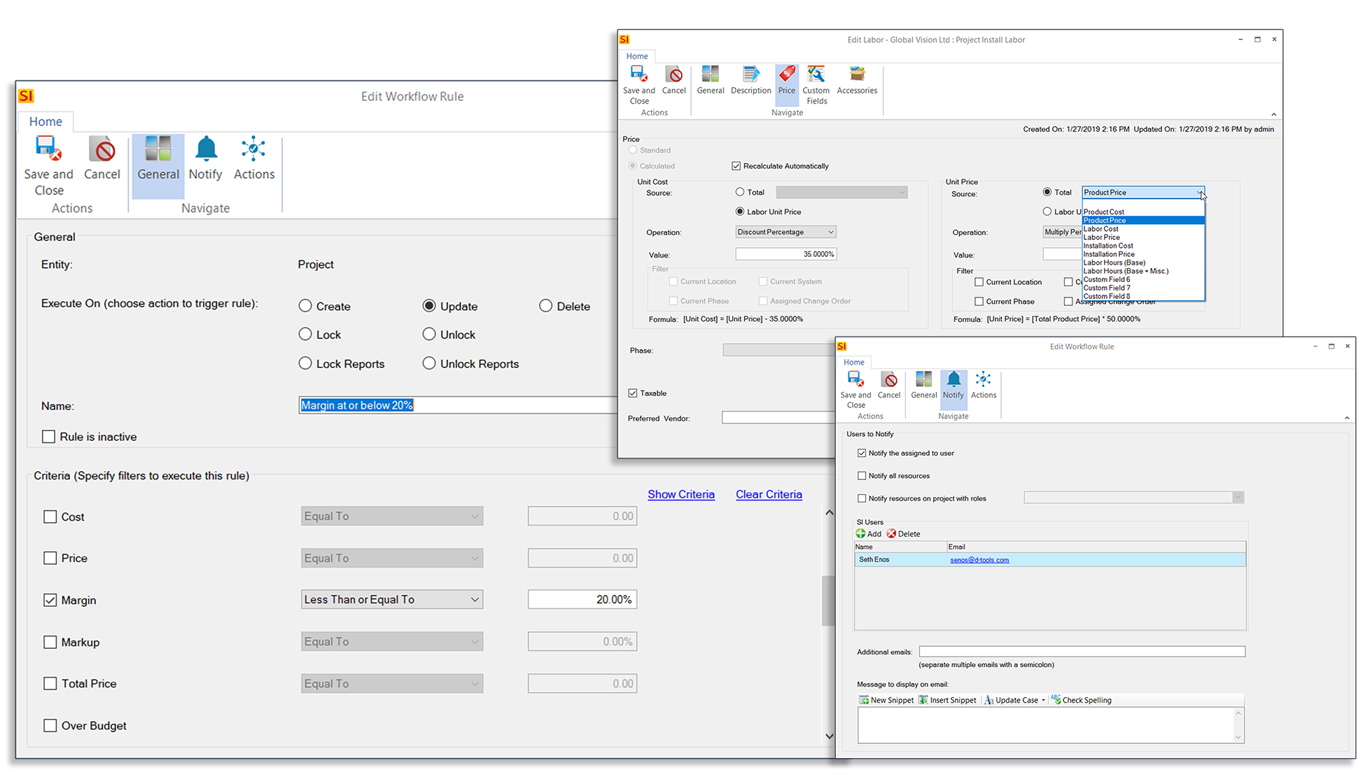 Major Release of D-Tools System Integrator Delivers Critical New Features – Workflow Management Rules, Project Notifications, and Calculated Items | Proposal, System Design & Project Management Software