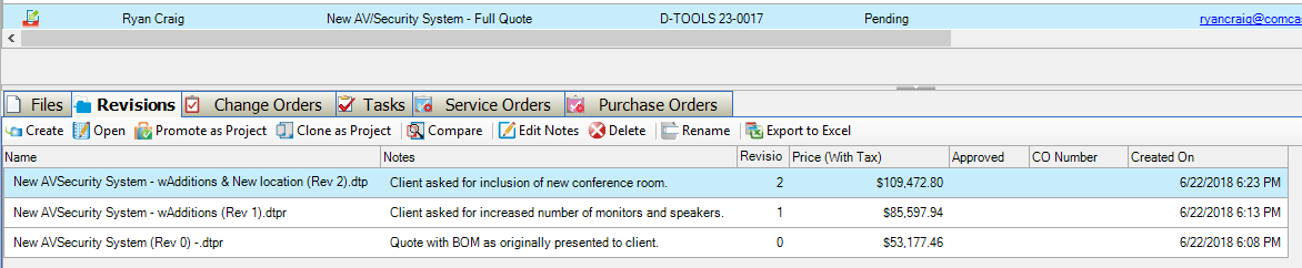 Tip of the Month: Change Orders via SI 2018