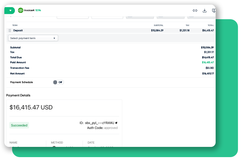 Payment Summary