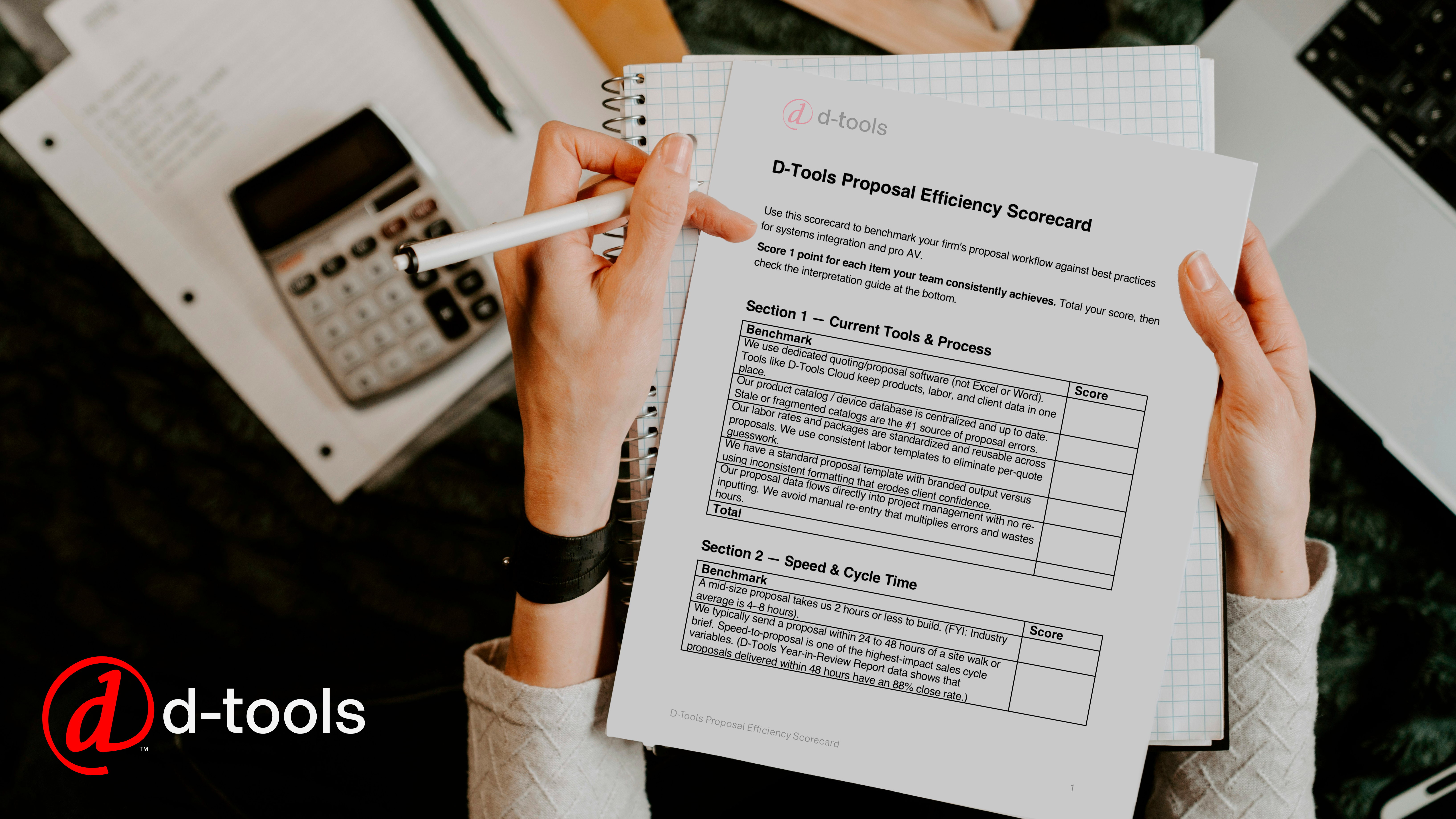 Use This D-Tools Proposal Efficiency Scorecard to Gauge Your Team Productivity