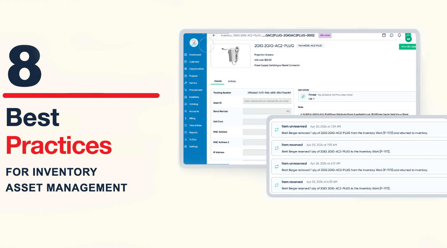 8 Best Practices for Inventory Asset Management