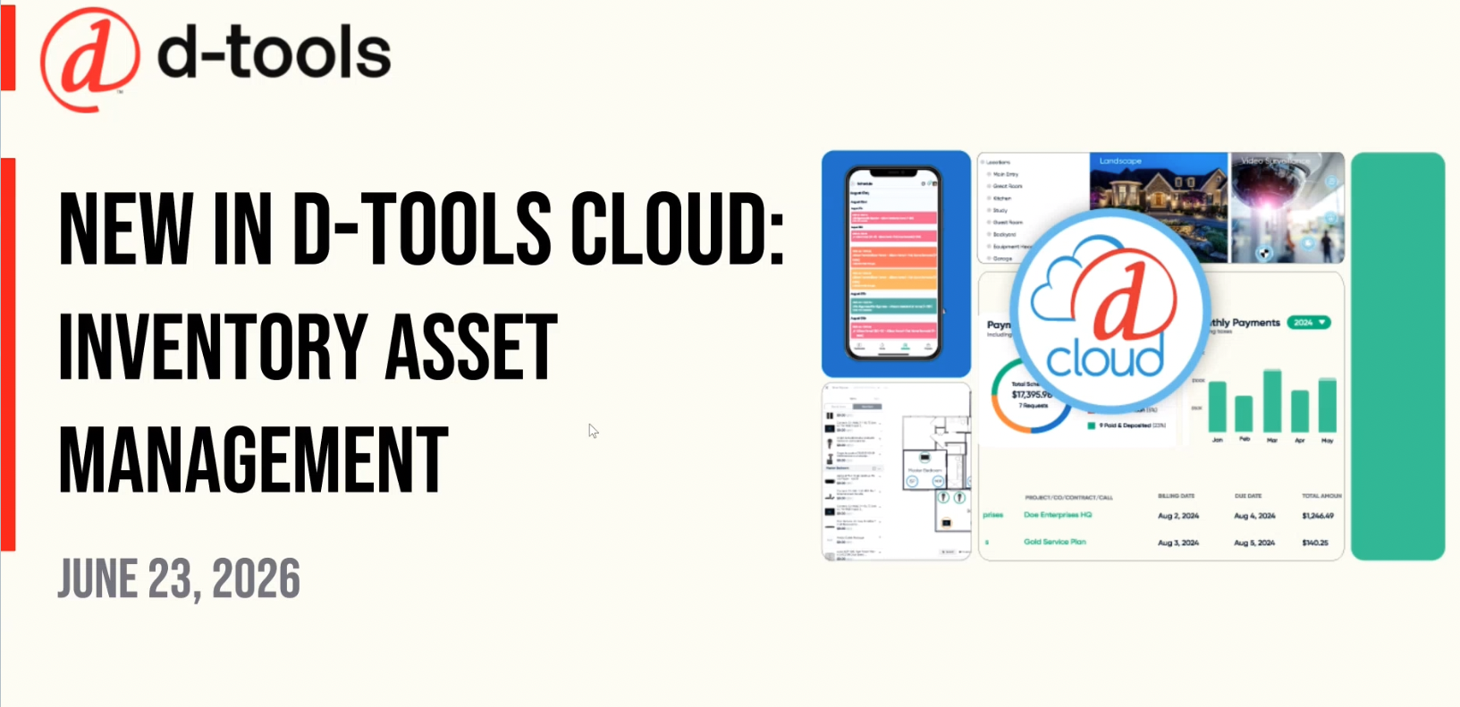 New to D-Tools Cloud: Inventory Asset Management Webinar