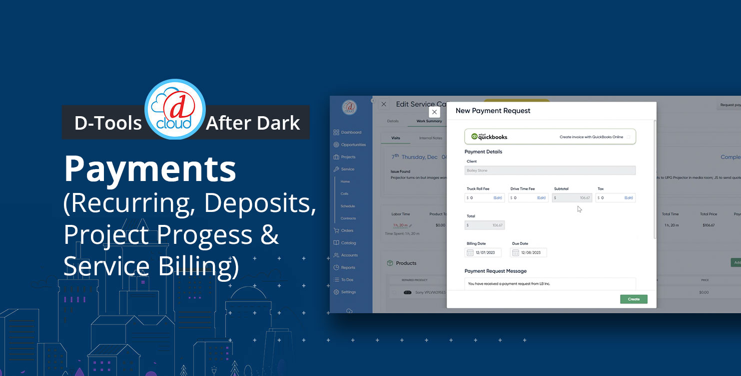 D-Tools Cloud After Dark - Payments