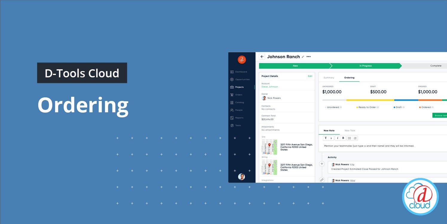 Cloud Ordering | Proposal, System Design & Project Management Software