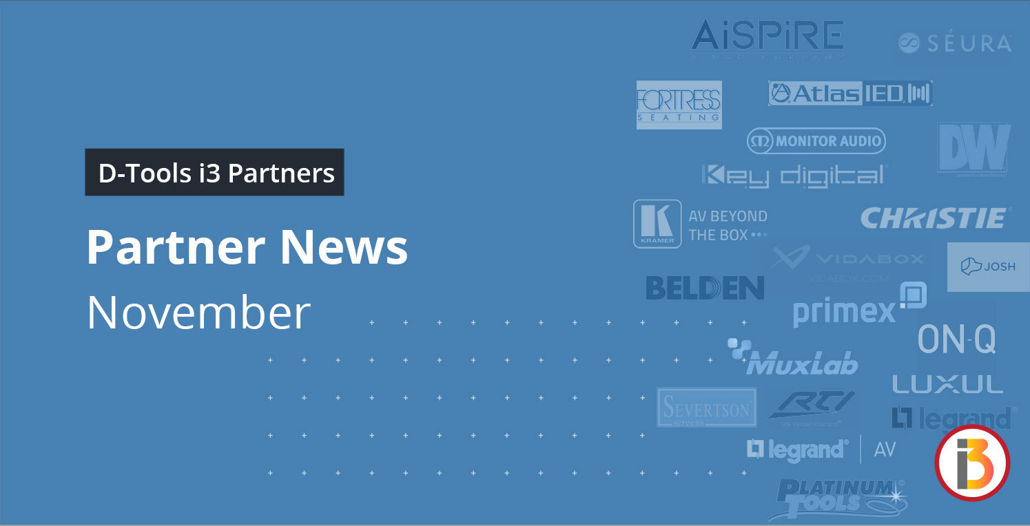 New and Returning i3 Partners in November 2021