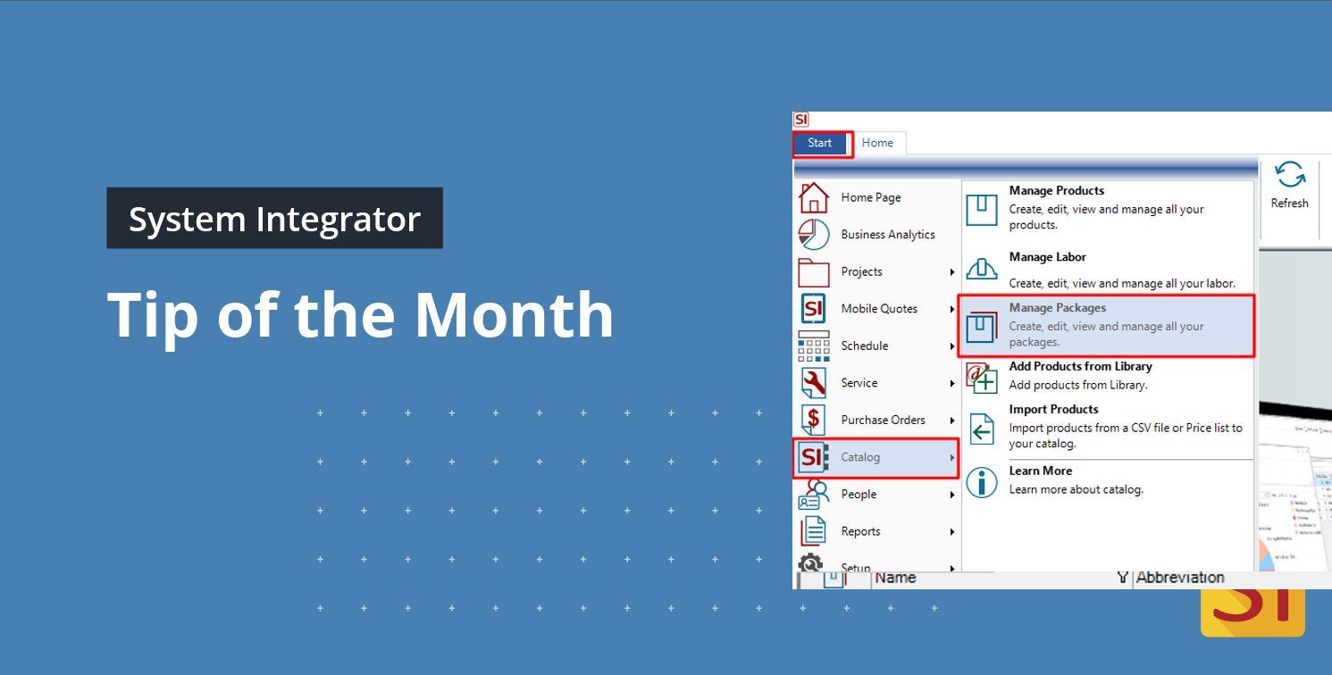 D-Tools Tip of the Month: Utilize the New Solution Feature in System Integrator