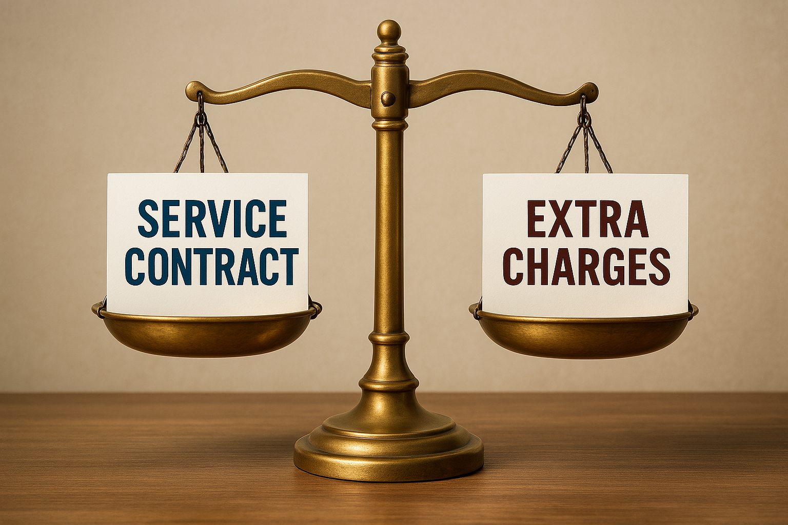 Can You Charge Clients on Service Contracts for Extra Expenses Incurred on a Service Call?